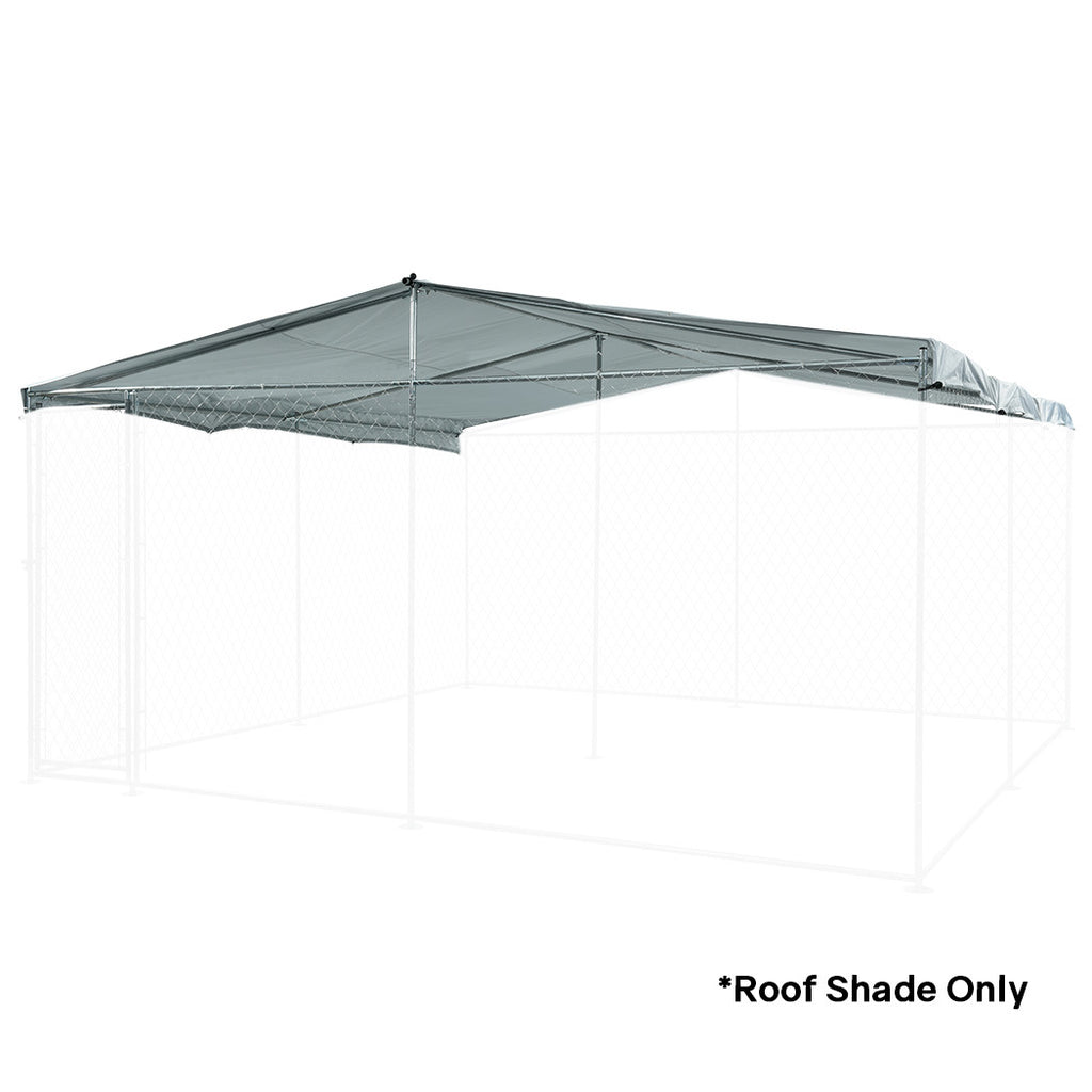 NEATAPET Shade Roof for 3x3m Dog Run Pet Enclosure, UV & Water Resistant, Silver colour