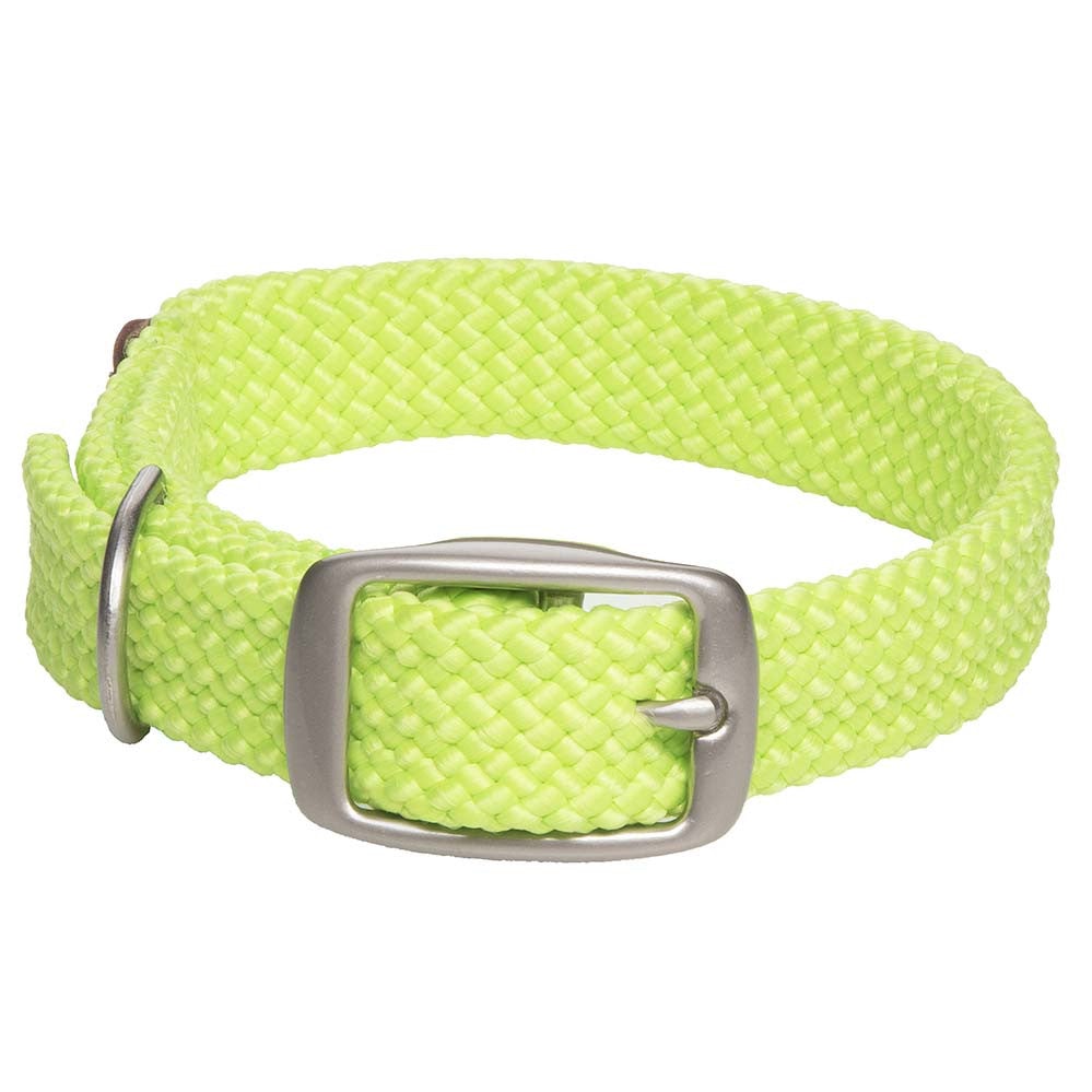 Mendota Doublebraided Collar 21 LIME Nickel"