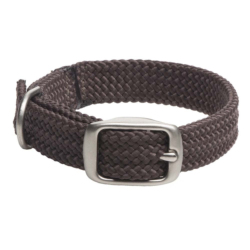 Mendota Doublebraided Junior Collar 12 BROWN Nickel"