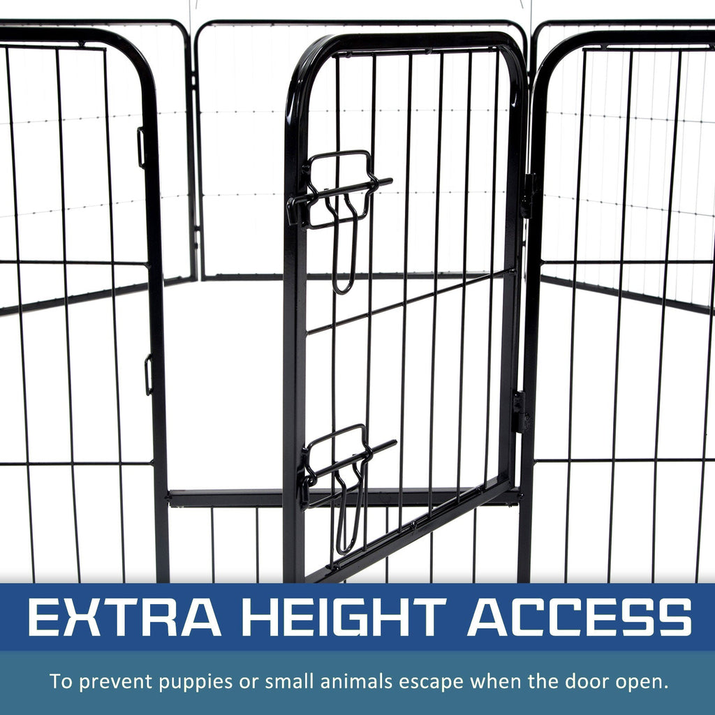 40 Best 8 Panel Pet Playpen Dog Cage Puppy Exercise Crate Enclosure Rabbit Fence"