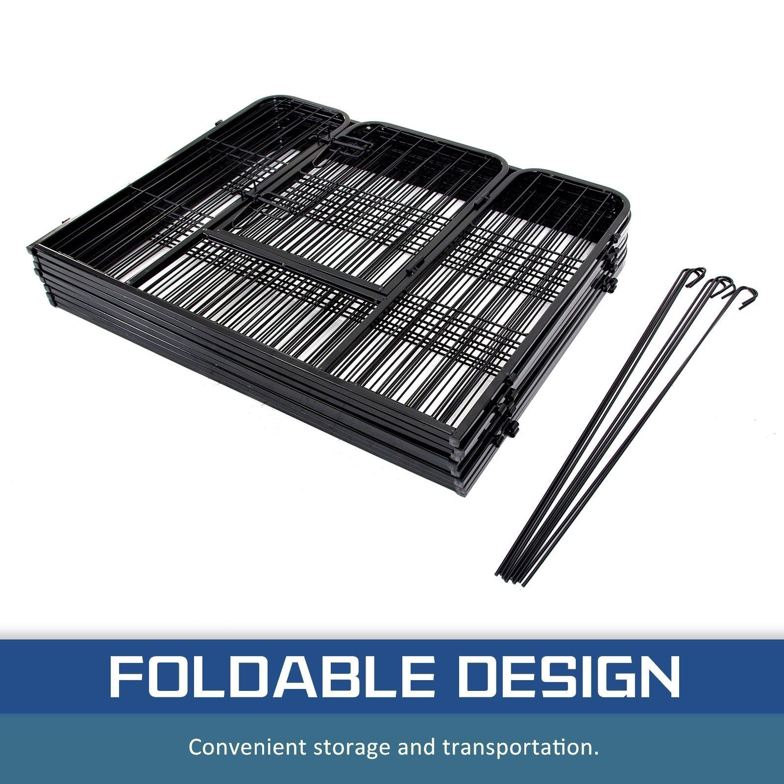 40 Best 8 Panel Pet Playpen Dog Cage Puppy Exercise Crate Enclosure Rabbit Fence"