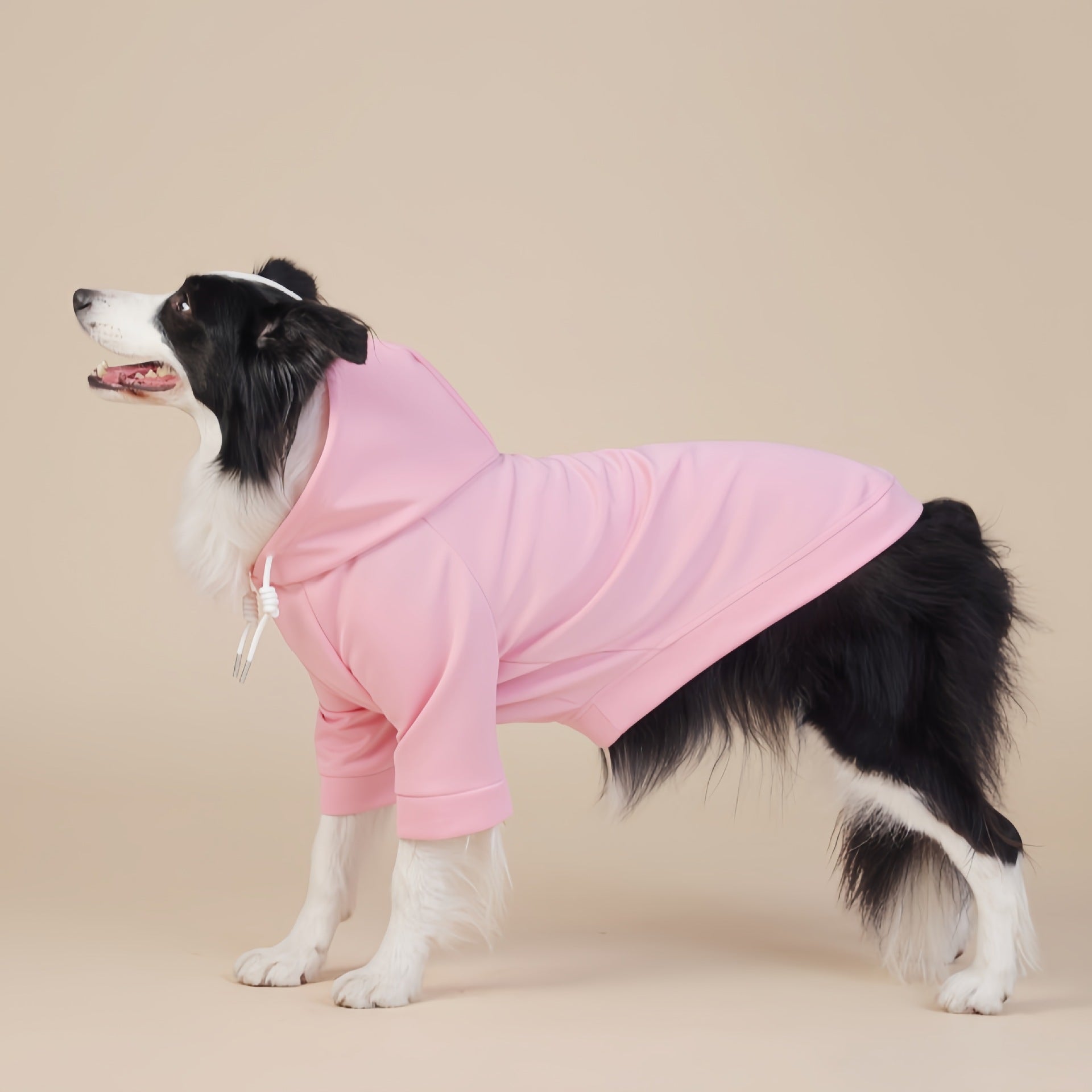 Pink Classic Dog Sweatshirt with Hood & Drawstrings - For Large Dogs (Size : 9XL)