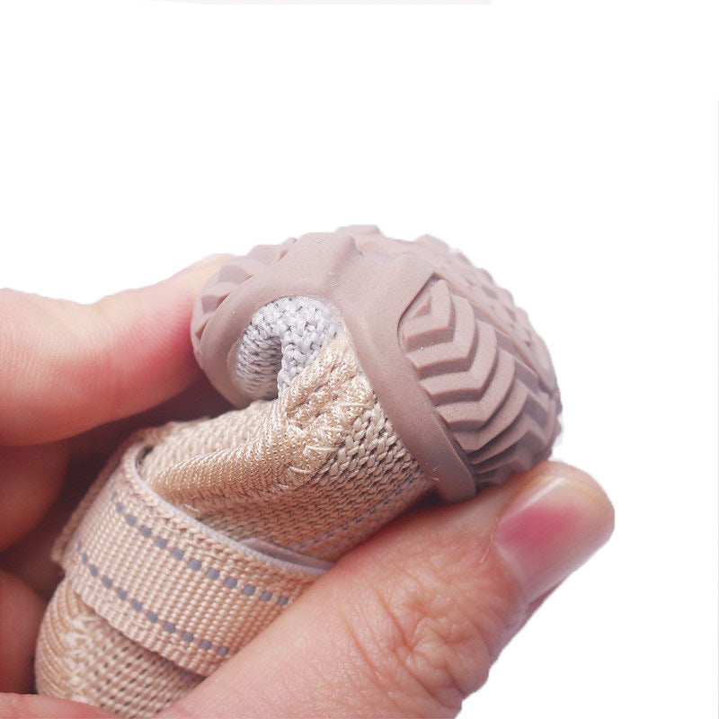 3# Purple Breathable Woven Dog Shoes for Small to Medium Dogs - Non-Slip, Durable, Anti-Dirty Paw Protectors